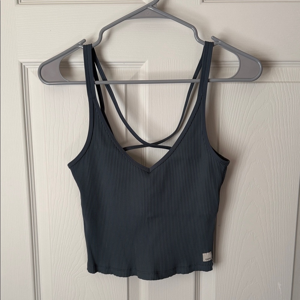 Vuori Women's Ribbed Cami Tank Top - Crop